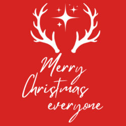 Merry Christmas | Reindeer Christmas - Mens Staple T-Shirt Design