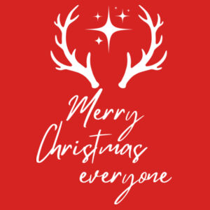 Merry Christmas | Reindeer Christmas - Mens Staple T-Shirt Design