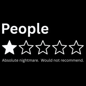 Inappropriate | People 1 Star T-Shirt Design