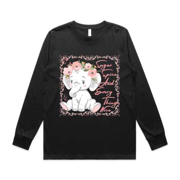 SUGAR SPICE AND EVERYTHING NICE - Womens Classic Longsleeve T-Shirt Thumbnail