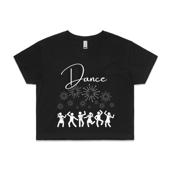 DANCE LIKE NO ONE IS WATCHING - Womens Crop T-Shirt Thumbnail