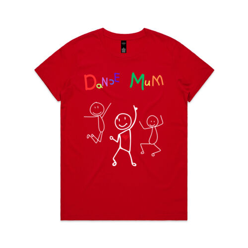 DANCE MUM COLOUR KIDS - Womens Maple T-Shirt Thumbnail