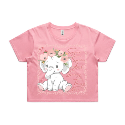 SUGAR SPICE AND EVERYTHING NICE - Womens Crop Top T-Shirt Thumbnail