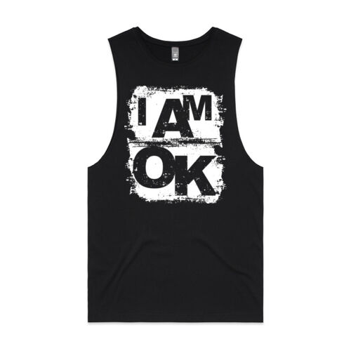 I AM OK - Mens Barnard Tank Thumbnail