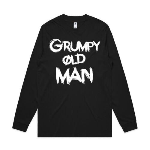 GRUMPY OLD MAN the OG - Mens General Long Sleeve T-Shirt Thumbnail