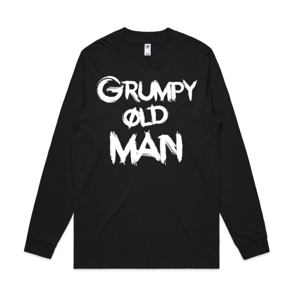 GRUMPY OLD MAN the OG - Mens General Long Sleeve T-Shirt Thumbnail