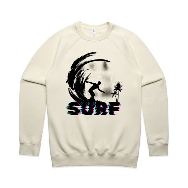 Beach Bum Surfs Up Guys - Mens Supply Sweatshirt Thumbnail
