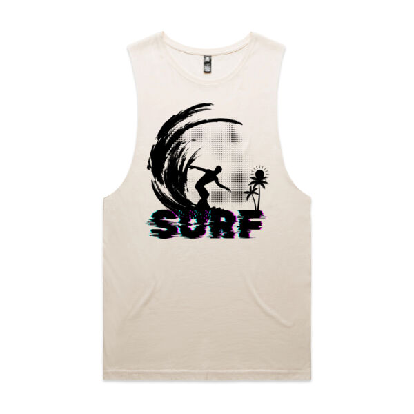Beach Bum Surfs Up Guys - Mens Barnard Tank Thumbnail