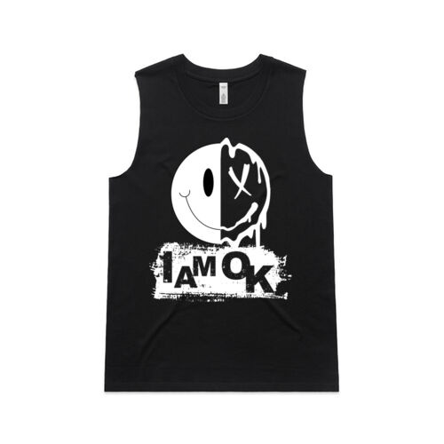 I am OK Melting Inside - Womens Upside Tank Thumbnail