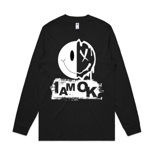 I am OK Melting Inside - Mens General Longsleeve T-Shirt Thumbnail