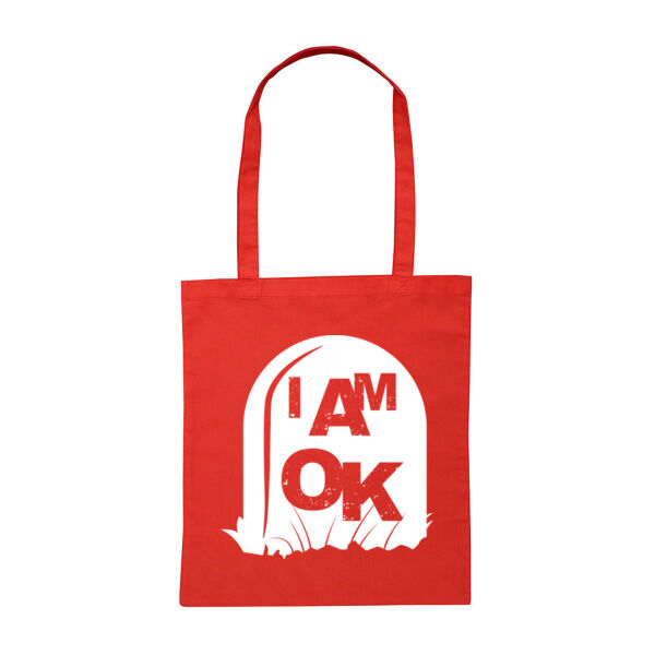 I AM OK Biding Time - Tote Bag Thumbnail