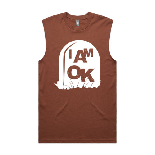 I AM OK Biding Time - Mens Classic Tank Thumbnail