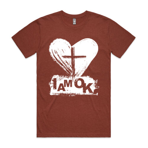 I AM OK Faith - Mens Staple T-Shirt Thumbnail