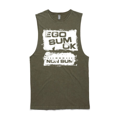 I AM OK LATIN - Mens Stone Wash Tank Thumbnail