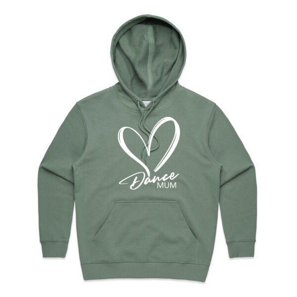 DANCE MUM HEART - Womens Premium Hoodie Thumbnail