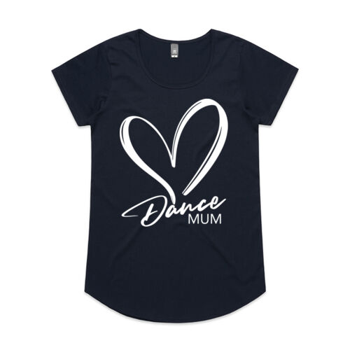 DANCE MUM HEART - Womens Mali T-Shirt Thumbnail