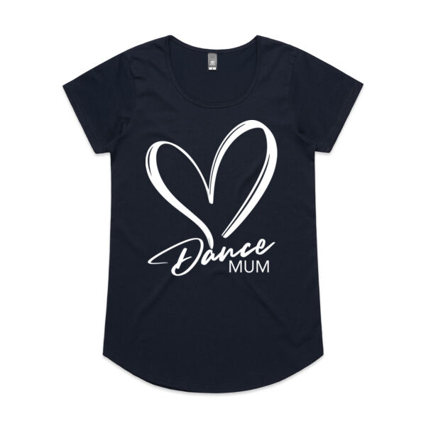 DANCE MUM HEART - Womens Mali T-Shirt Thumbnail