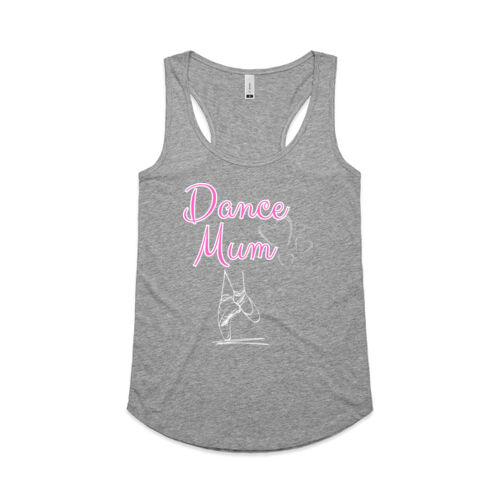 DANCE MUM BALLET - Womens Racerback Singlet Thumbnail