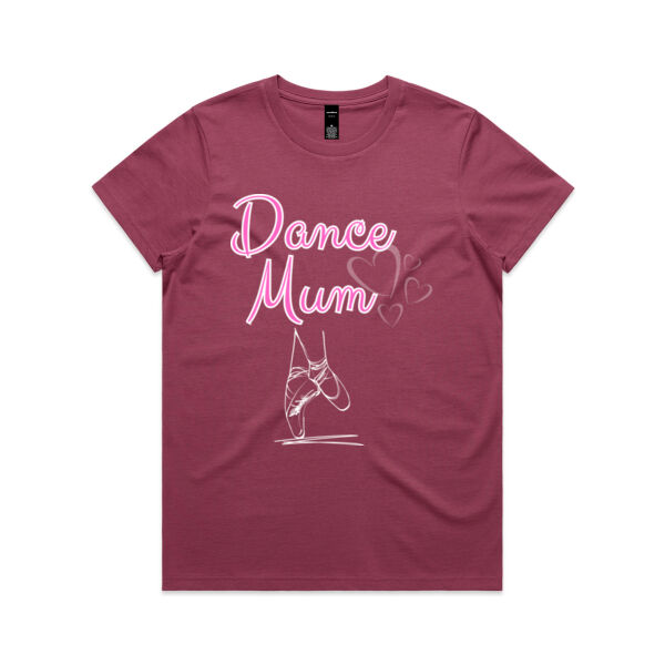 DANCE MUM BALLET - Womens Maple T-Shirt Thumbnail