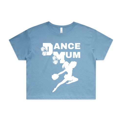 DANCE MUM CHEER - Womens Crop T-Shirt Thumbnail