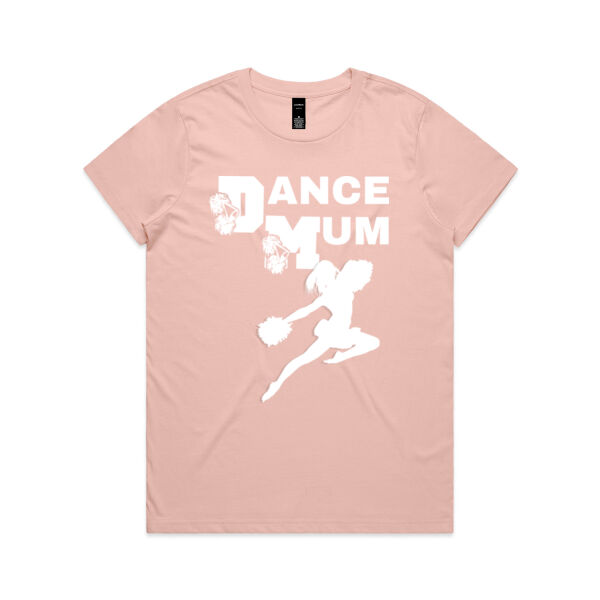 DANCE MUM CHEER - Womens Maple Tee Thumbnail