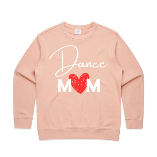 DANCE MUM HEART - Womens Premium Sweatshirt Thumbnail