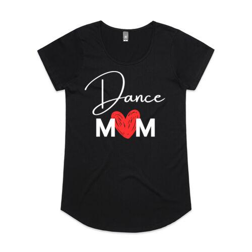 DANCE MUM HEART - Womens Male T-Shirt Thumbnail
