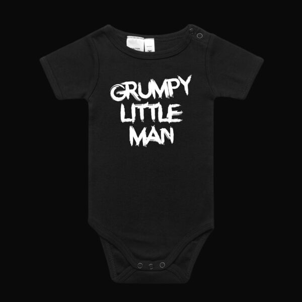 GRUMPY | Little Man Organic Infant Onesie Thumbnail