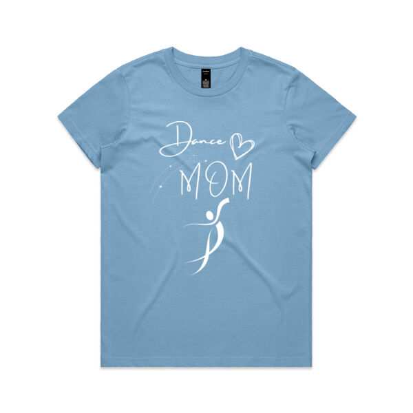 DANCE MUM HEART - Womens Maple T-Shirt Thumbnail
