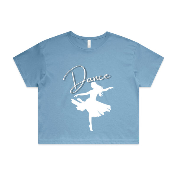 DANCE LYRICAL - Womens Crop T-Shirt Thumbnail