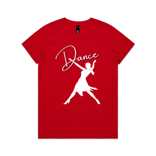 DANCE SALSA - Womens Maple T-Shirt Thumbnail