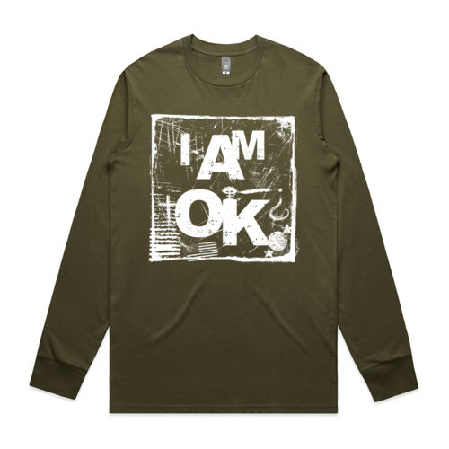 I AM OK RU SURE - Mens Longsleeve T-Shirt Thumbnail