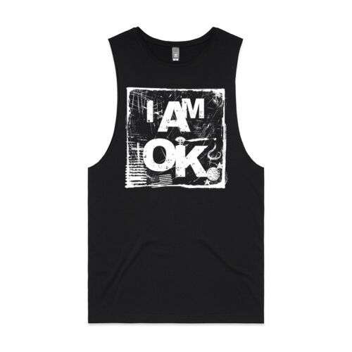I AM OK RU SURE - Mens Barnard Tank Thumbnail