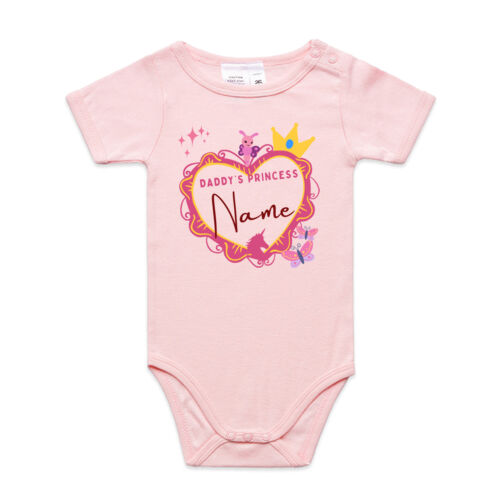 DADDY'S PRINCESS - Personalised Name - Infant Onesie Thumbnail