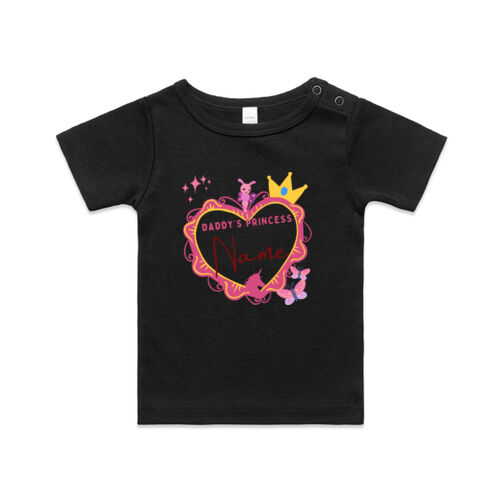 DADDY'S PRINCESS - Personalised Name - Infant T-Shirt Thumbnail