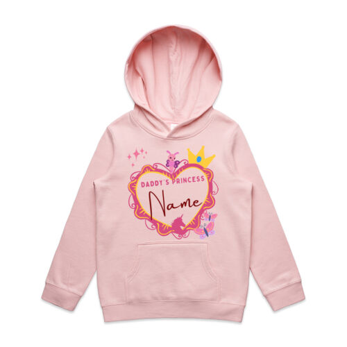 DADDY'S PRINCESS - Personalised Name - Kids Supply Hoodie Thumbnail