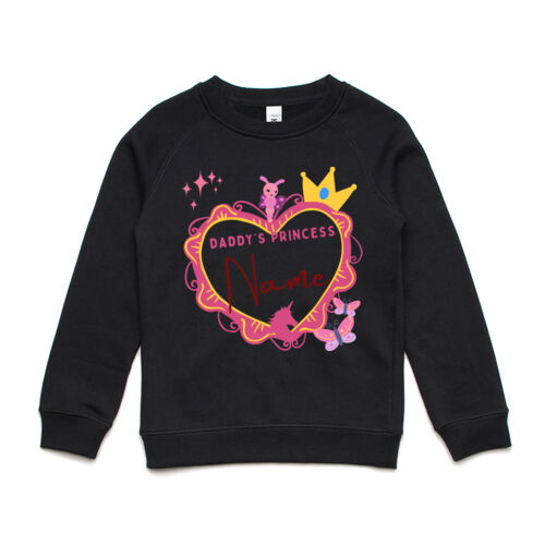 DADDY'S PRINCESS - Personalised Name - Kids Suppy Sweatshirt Thumbnail