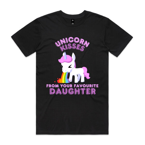 UNICORN KISSES - Mens Staple T-Shirt Thumbnail