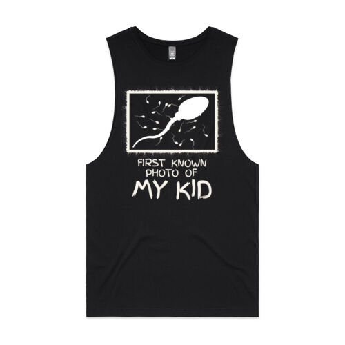 FIRST KNOWN PHOTO OF MY KID - Mens Barnard Tank Thumbnail