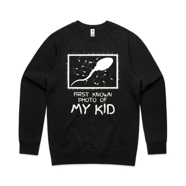 FIRST KNOWN PHOTO OF MY KID - Mens Supply Sweatshirt Thumbnail