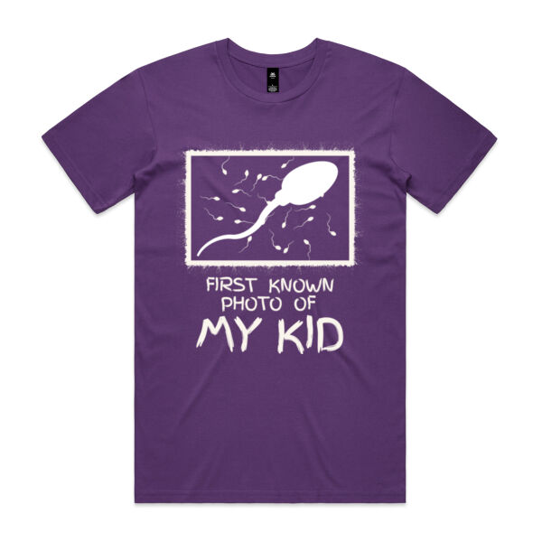FIRST KNOWN PHOTO OF MY KID - Mens Staple T-Shirt Thumbnail