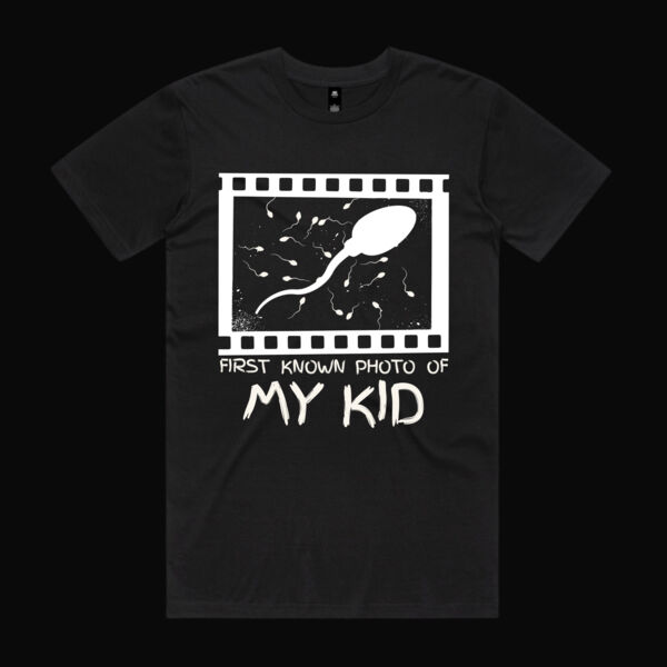 FIRST KNOWN PHOTO OF MY KID - Mens Staple T-Shirt Thumbnail