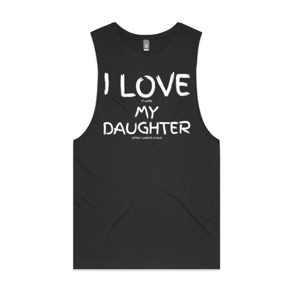 I LOVE MY DAUGHTER - Mens Barnard Tank Thumbnail