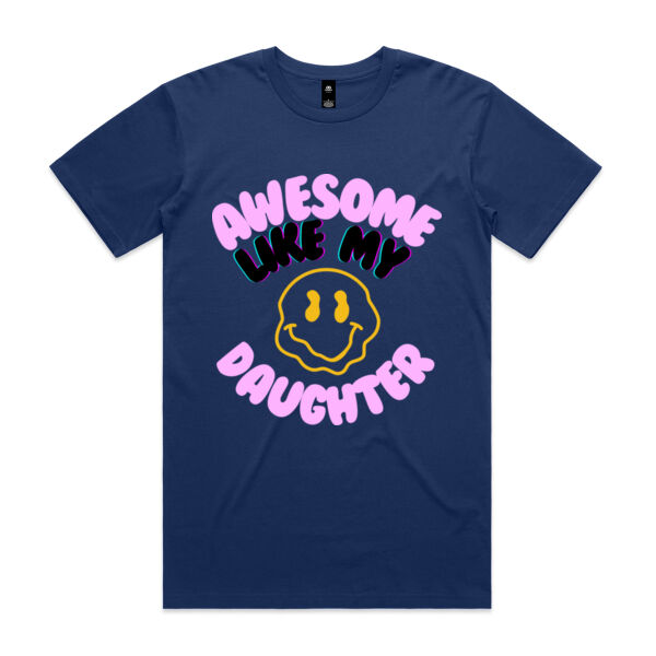 AWESOME LIKE MY DAUGHTER - Mens Staple T-Shirt Thumbnail