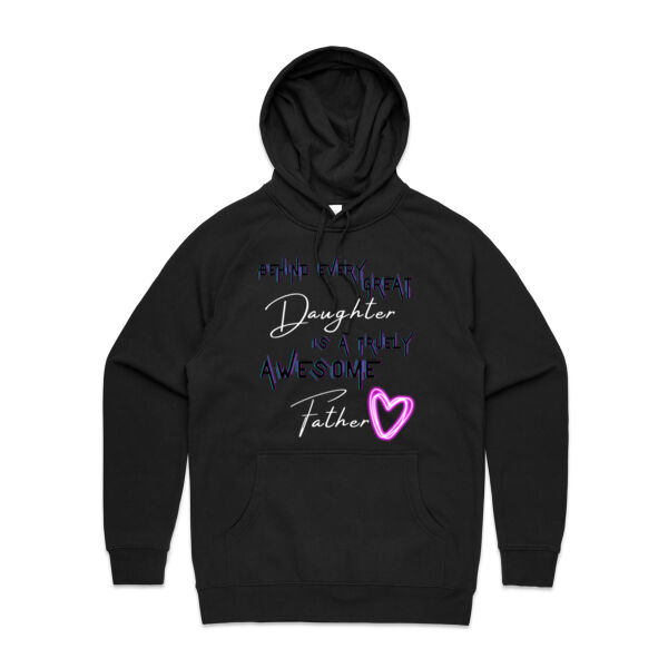 BEHIND EVERY GREAT DAUGHTER - Mens Supply Hoodie Thumbnail