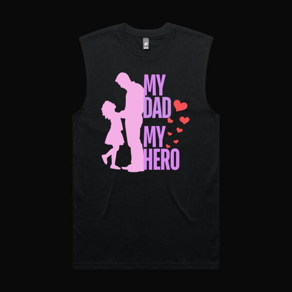 My Dad. My Hero. Hearts Tank Top Thumbnail