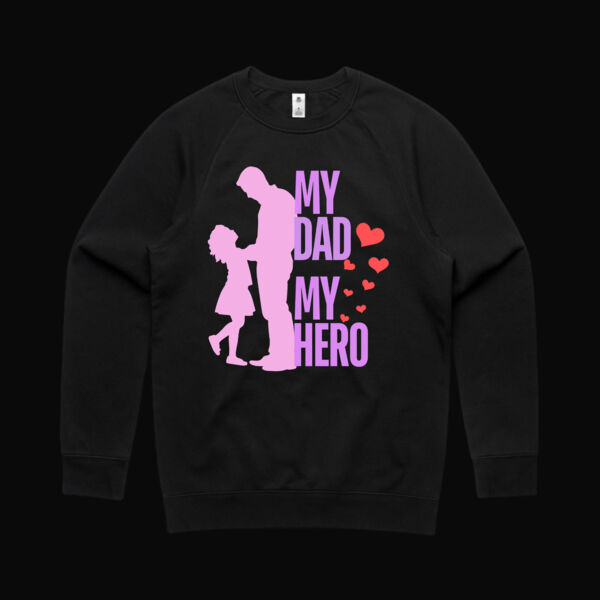 My Dad. My Hero. Hearts Tank Top Sweatshirt Thumbnail