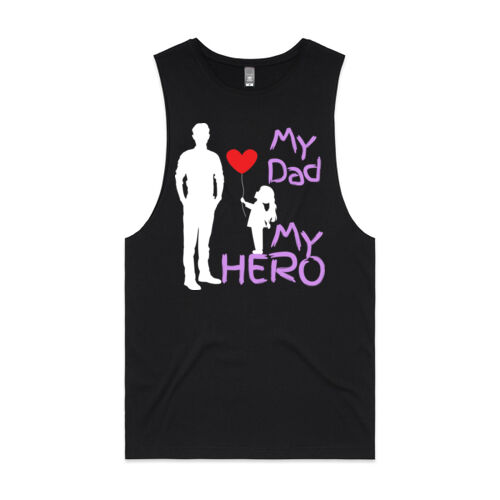 MY DAD MY HERO BALLOON - Mens Barnard Tank Thumbnail