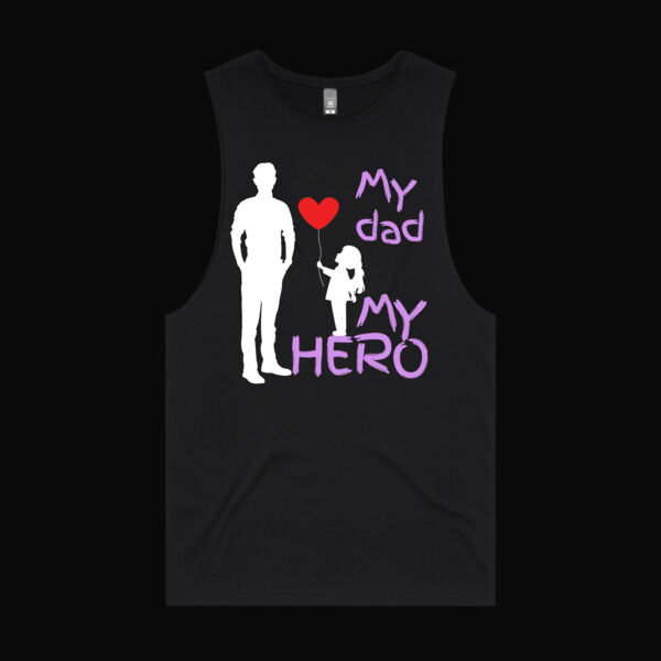My Dad. My Hero. Balloon Barnard Tank Thumbnail