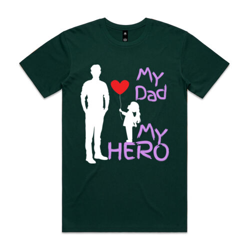 MY DAD MY HERO BALLOON - Mens Staple T-Shirt Thumbnail